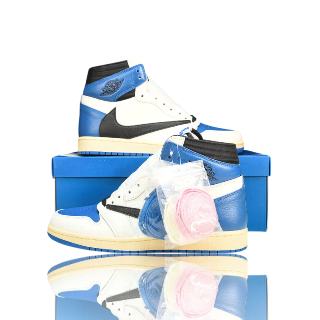 Travis Scott x AJ1 High x Fragment 'Military Blue'
