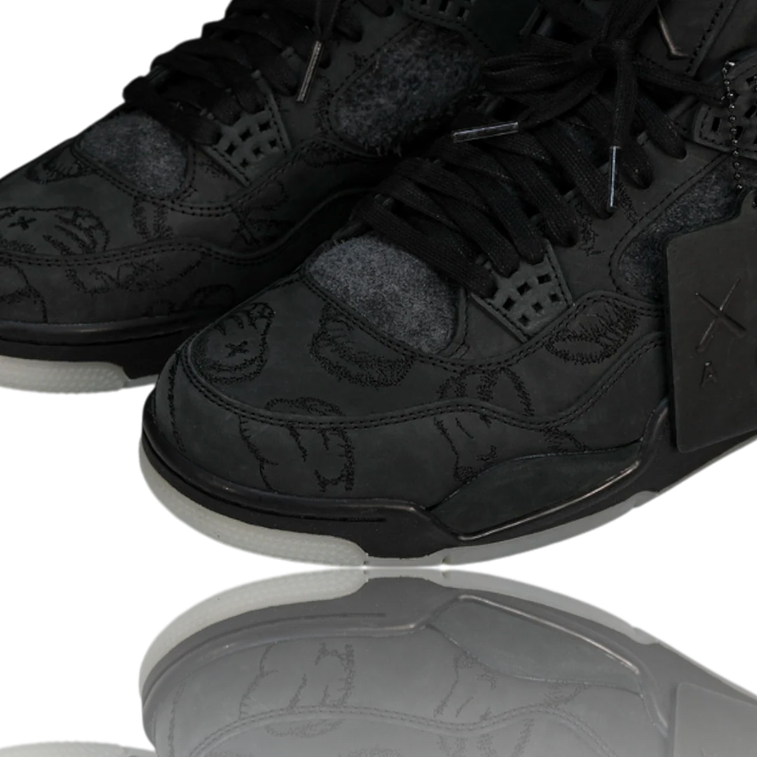 KAWS x AJ4 Retro 'Black'