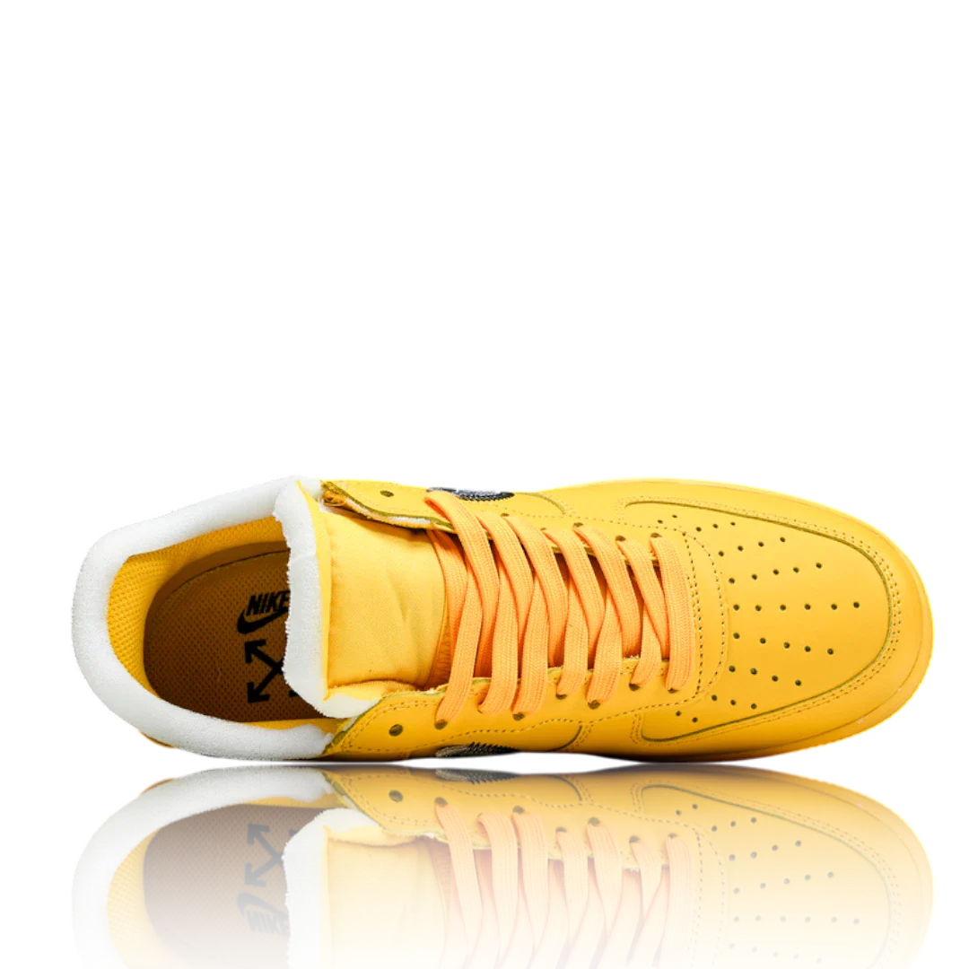 Off-White x AF1 'University Gold'