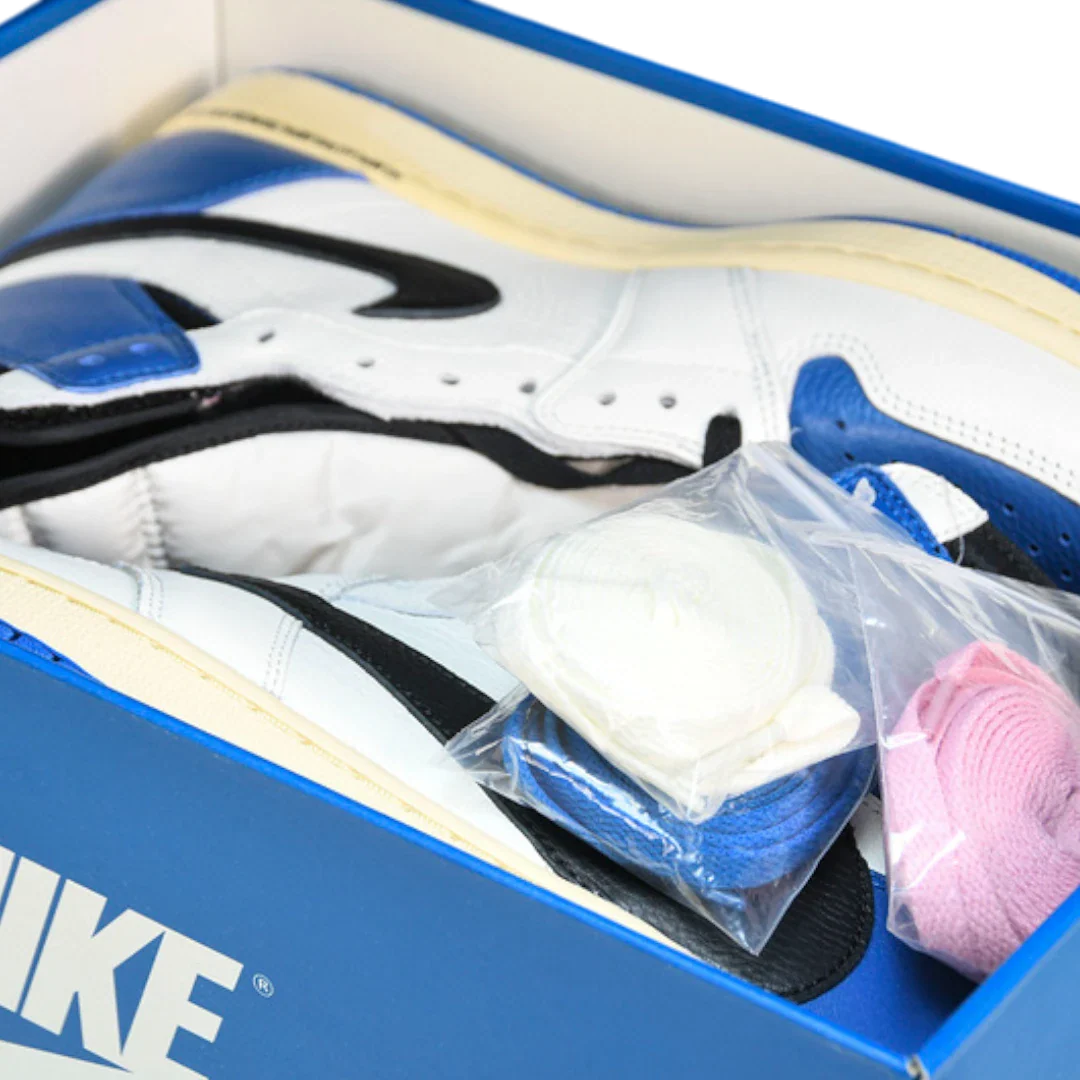 Travis Scott x AJ1 High x Fragment 'Military Blue'