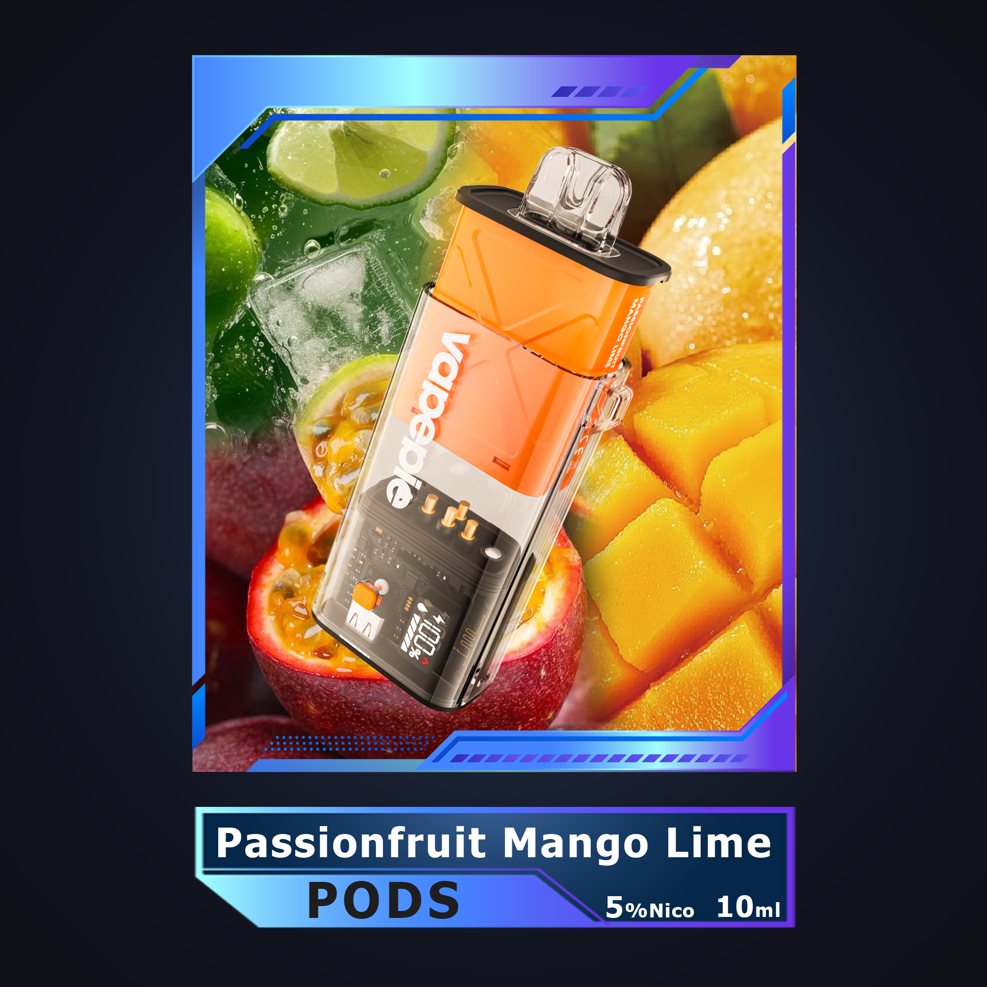 Vapepie Disposable Pod Kit 10000 Puffs🆕Available in 22 flavors🆕-6pcs