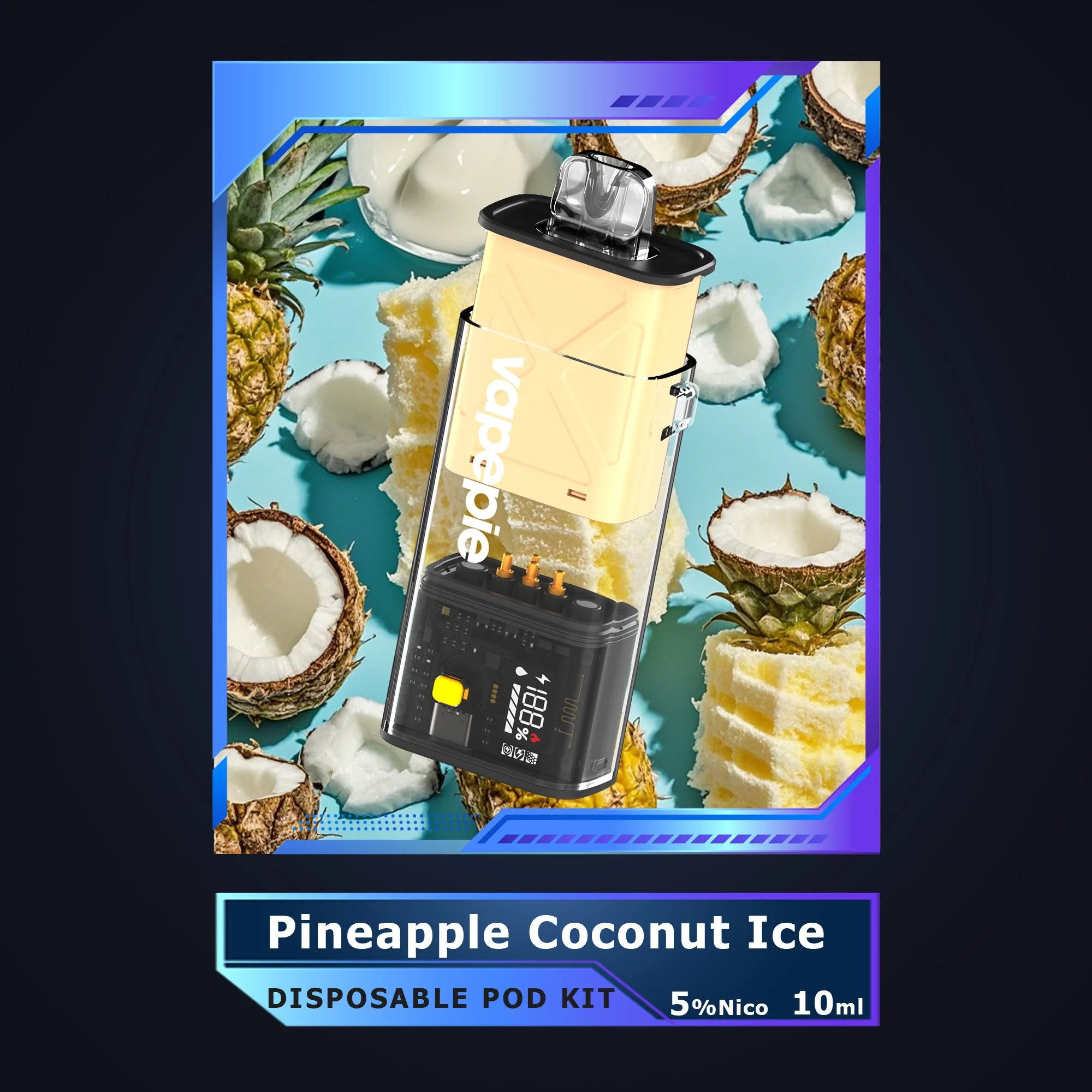 Vapepie Disposable Pod Kit 10000 Puffs🆕Available in 22 flavors🆕-6pcs