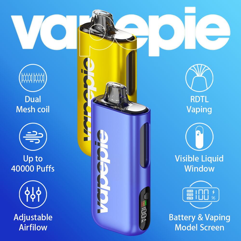 VAPEPIE Max 40000 PUFFS High-Capacity Vape 14 Awesome Flavors