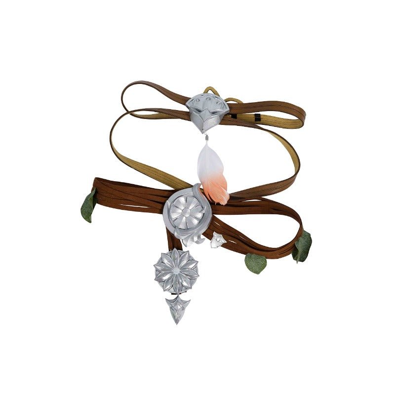 Fantasia FF14 Nophica - Vestido Longo Verde para Halloween e Festas - Estrela Cosplay