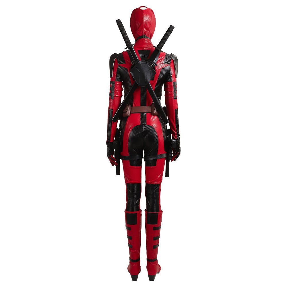 Fantasia Lady Deadpool de Deadpool 3 - Traje Premium de Cosplay - Estrela Cosplay