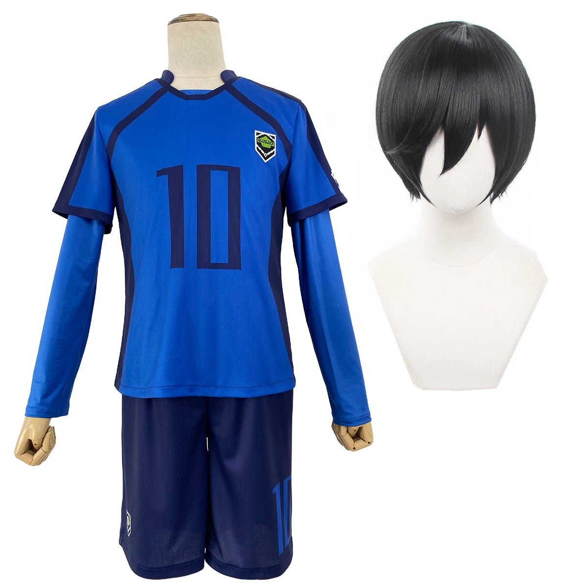 Fantasia e Peruca de Cosplay de Blue Lock - Isagi Bachira, Chigiri Nagi, Rin Sae, Itoshi Kaiser, Reo Hiori, Barou Shidou, Niko Yukimiya - Estrela Cosplay