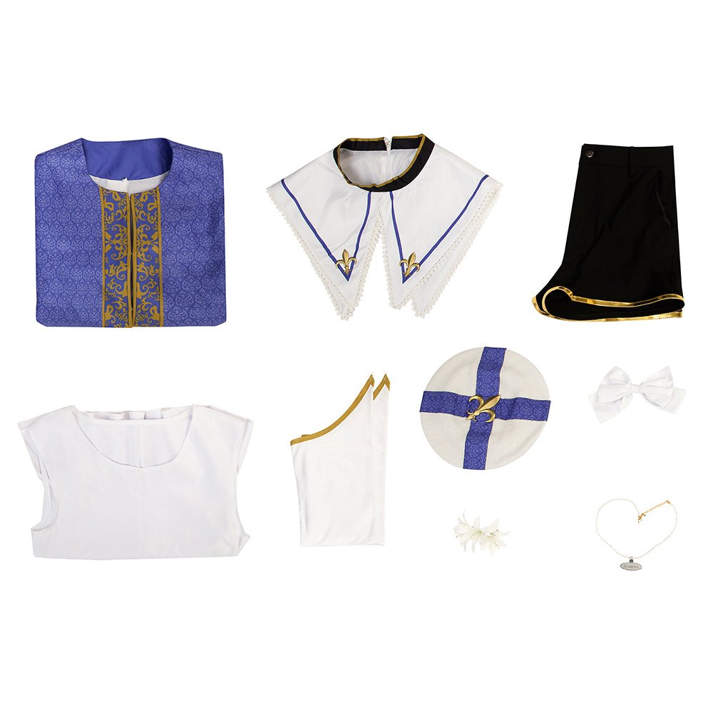 Fantasia de Cosplay Shounen Jeanne Jeanne-kun - Outfit Fofo de Halloween para Mulheres e Meninas - Estrela Cosplay