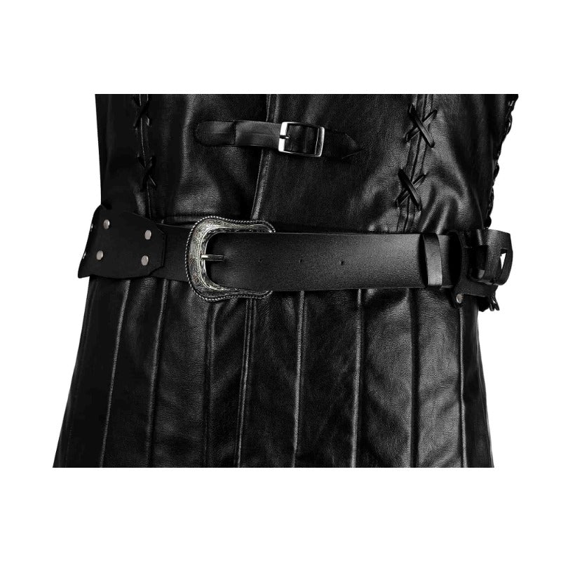 The Witcher 3: Wild Hunt Fantasia de Cosplay de Geralt para Homens – Casaco, Calças e Camisa – Traje de Halloween - Estrela Cosplay