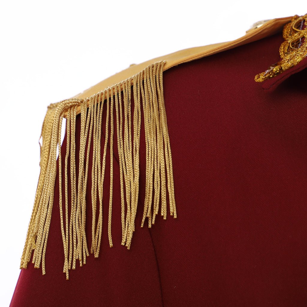 Casaco Militar Inspirado em Hamilton | Fantasia Gótica Aristocrática Colonial para Homens | Série Medieval Estrela do Cosplay - Estrela Cosplay