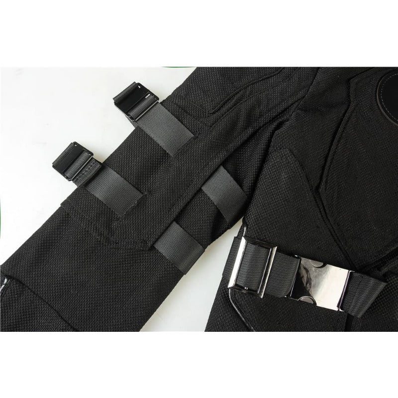 Traje de Cosplay Spider-Man Far From Home Preto - Versão Furtiva de Peter Parker - Estrela Cosplay