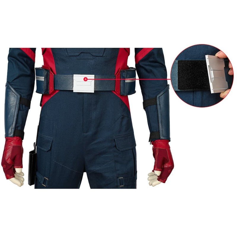 Fantasia Cosplay Capitão América Falcão e Soldado Invernal Agente Americano para Halloween - Estrela Cosplay