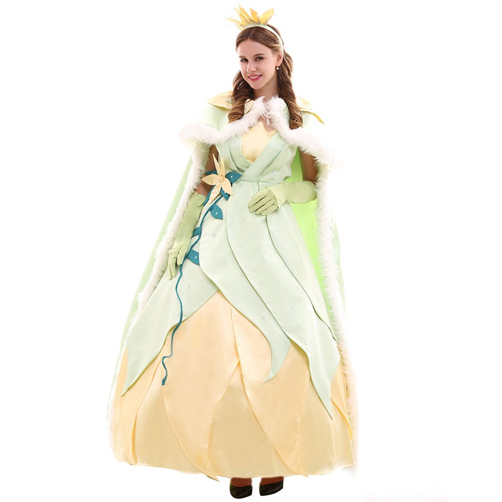 Fantasia Princesa Tiana Série Cosplay | Vestidos Elegantes para Cosplay, Festas e Halloween - Estrela Cosplay