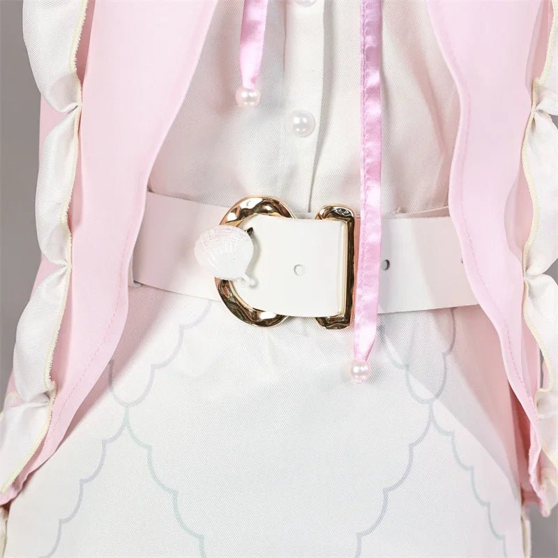 Genshin Impact Sangonomiya Kokomi Nova Pele Traje Cosplay Jogo Genshin Impact Halloween Mulher Casaco Rosa Vestido - Estrela Cosplay