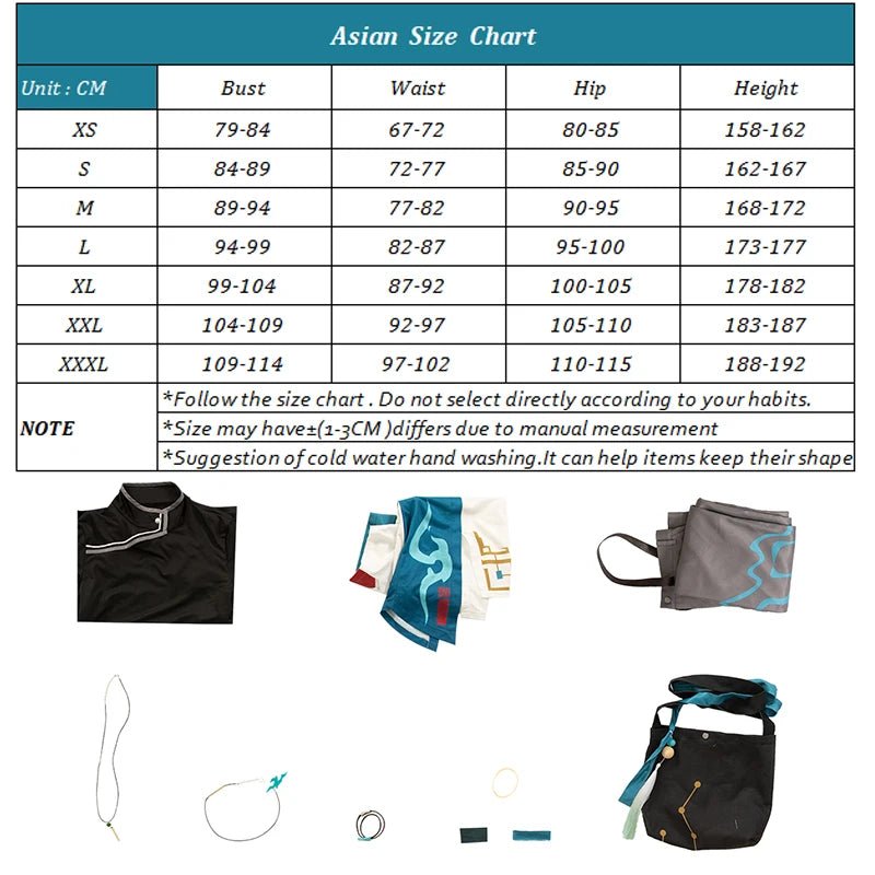 Traje de Cosplay Honkai Star Rail Xidi e Hongcun X Dan Heng para Homens - Fantasia para Halloween e Eventos - Estrela Cosplay