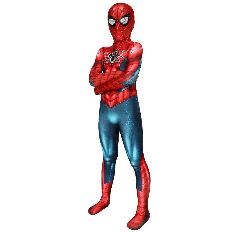 Traje de Cosplay Spider-Man PS4 Armadura-MK IV para Crianças - Presente para Crianças - Estrela Cosplay