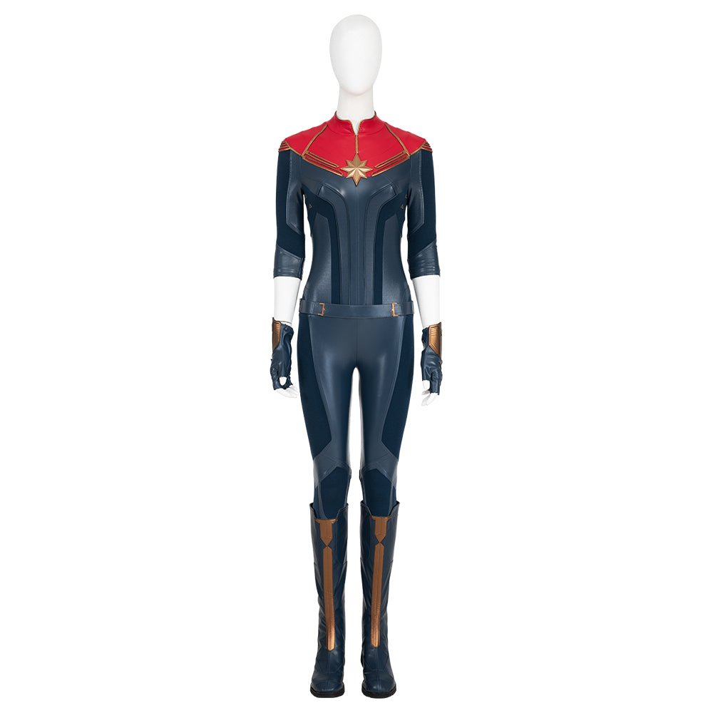 Traje de Batalha Captain Marvel II Carol Danvers - Conjunto de Cosplay - Estrela Cosplay