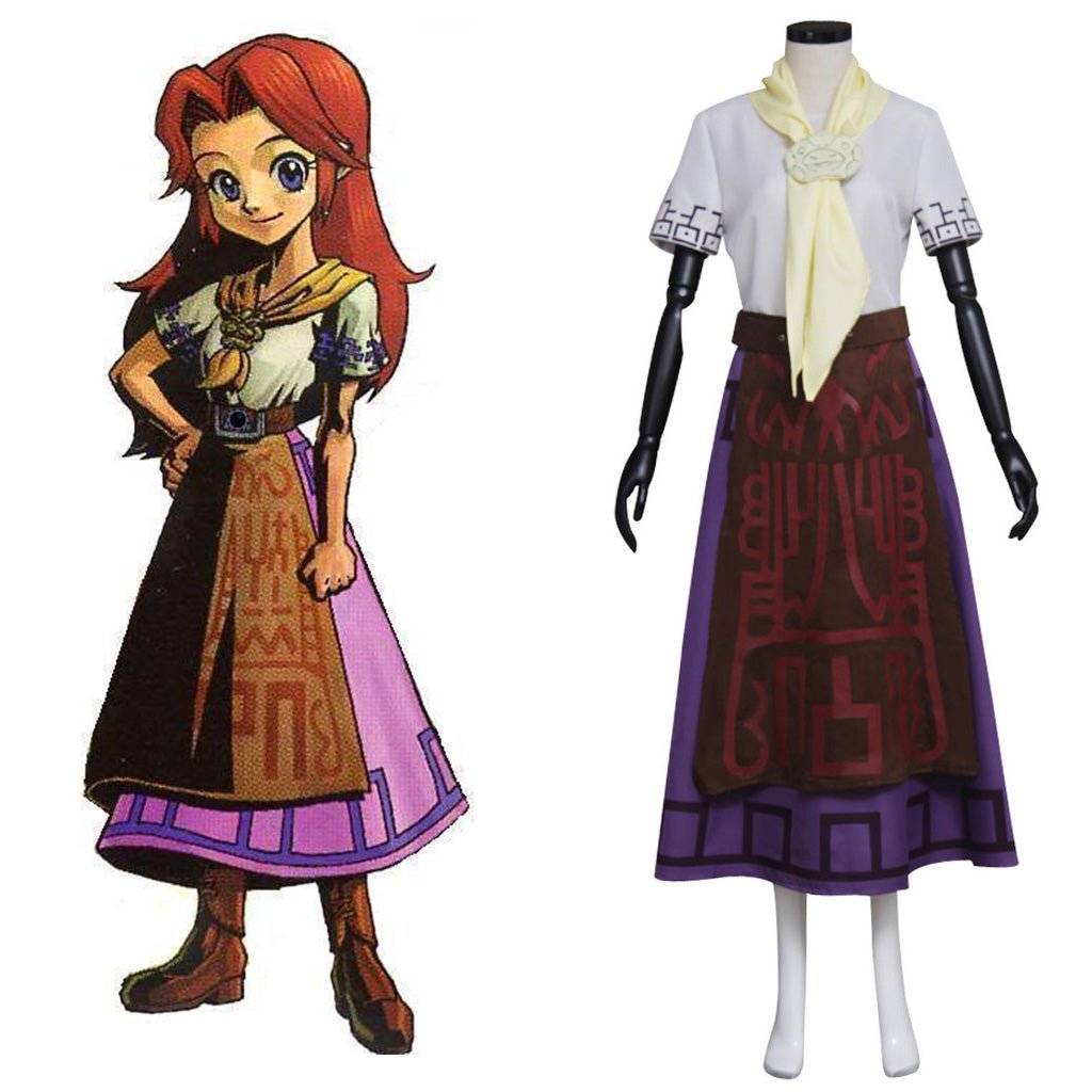 Fantasia de Cosplay de Malon de The Legend of Zelda - Traje de Personagem de Jogo para Mulheres - Estrela Cosplay