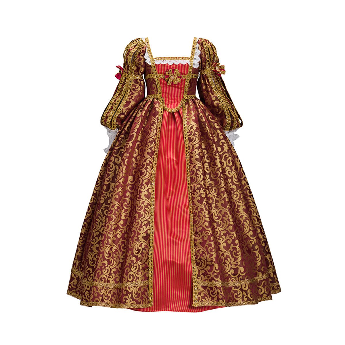 Traje de Cosplay Nobreza Real com Capuz e Capa – Elegante Vestido de Fantasia para Entusiastas de Cosplay - Estrela Cosplay