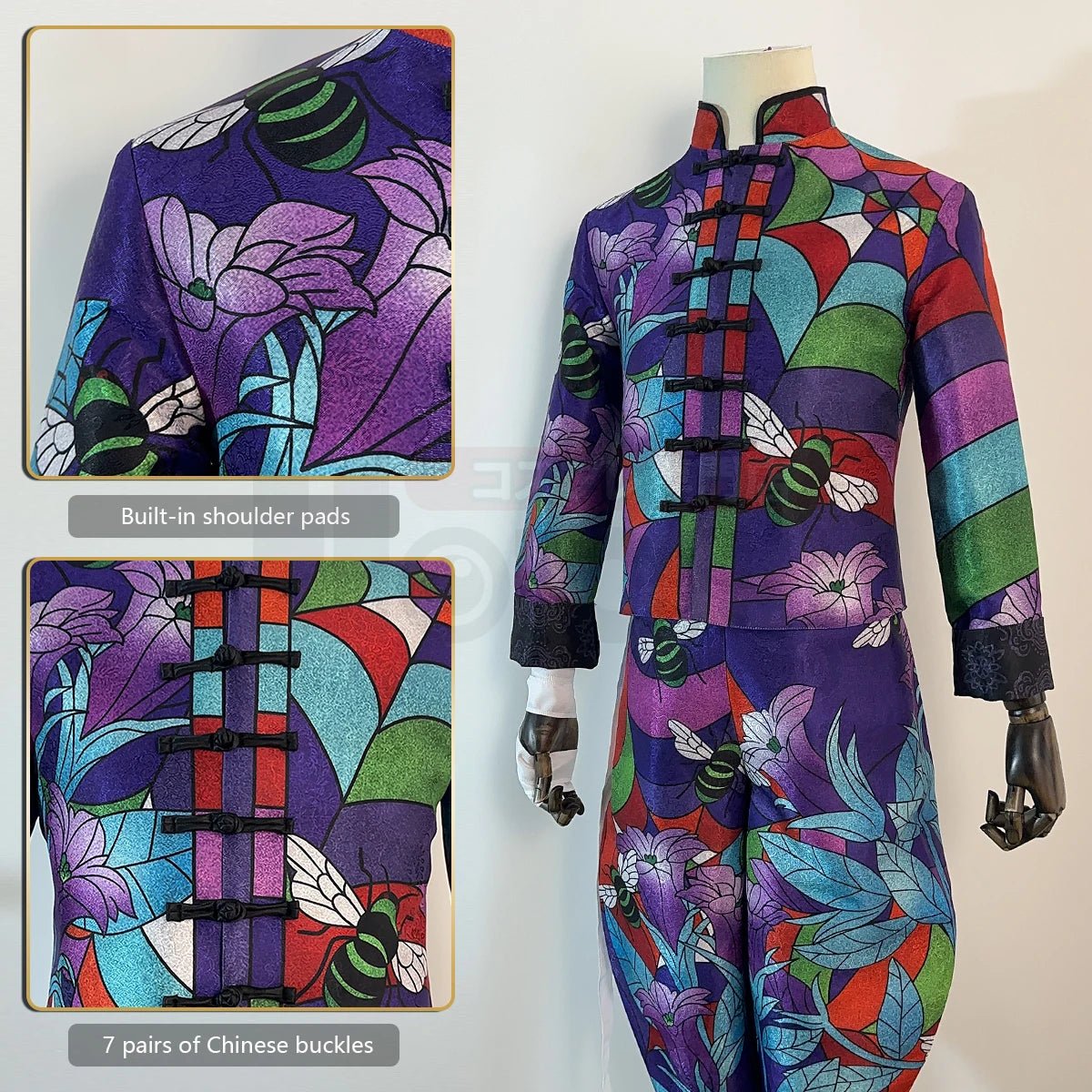 Conjunto de Cosplay Rindo Haitani Tokyo Anime - Peruca, Jaqueta, Calças e Acessórios - Estrela Cosplay