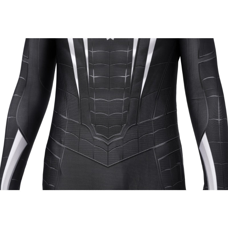 Traje de Cosplay de Spider-Man Avançado Preto PS4 para Crianças, Fantasia de Halloween - Estrela Cosplay