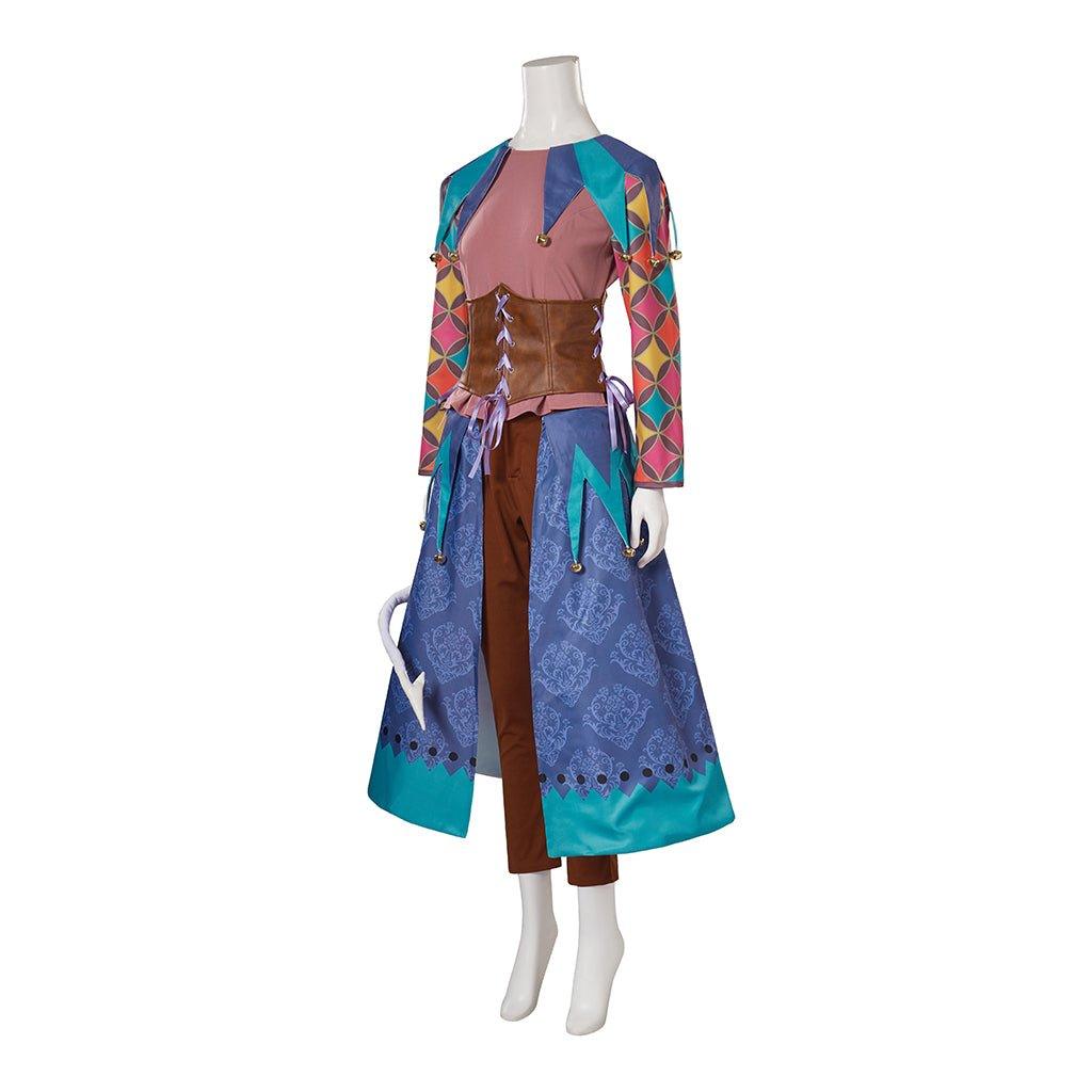 Fantasia de Cosplay Alfira do Jogo BG3 | Traje de Batalha Feminino com Cauda | Conjunto Completo para Halloween e Carnaval - Estrela Cosplay
