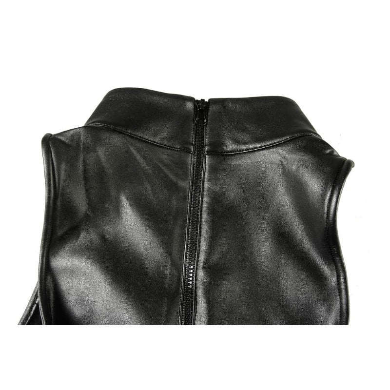 Traje de Cosplay Alita Battle Angel - Colete e Calça de Couro para Halloween - Estrela Cosplay