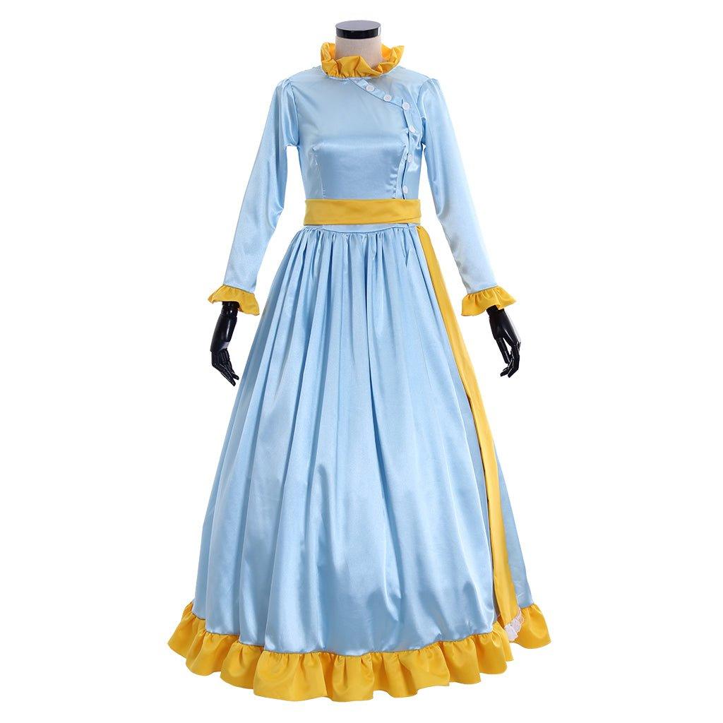 Vestido de Baile Azul Winifred Mrs. Banks | Fantasia Cosplay Filme para Halloween - Estrela Cosplay