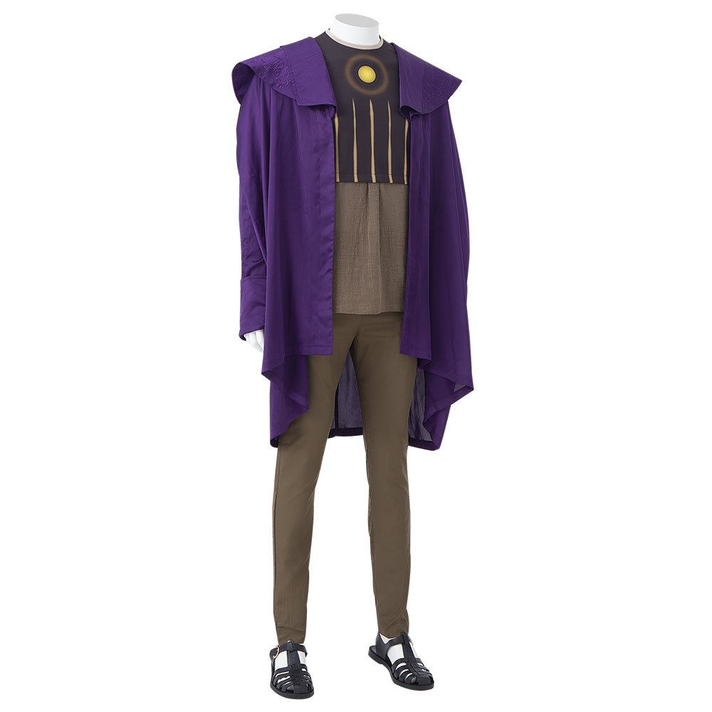 Fantasia de Kang o Conquistador Cosplay Uniforme de Halloween com Manto Roxo da Série Loki MCU - Estrela Cosplay