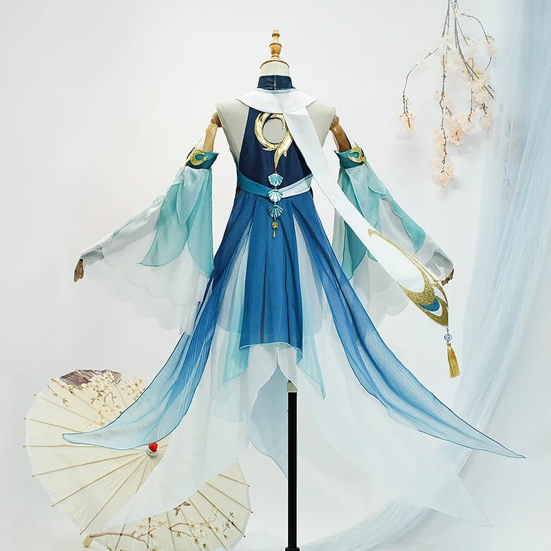 Fantasia Madame Ping de Genshin Impact - Vestido Feminino para Cosplay - Estrela Cosplay