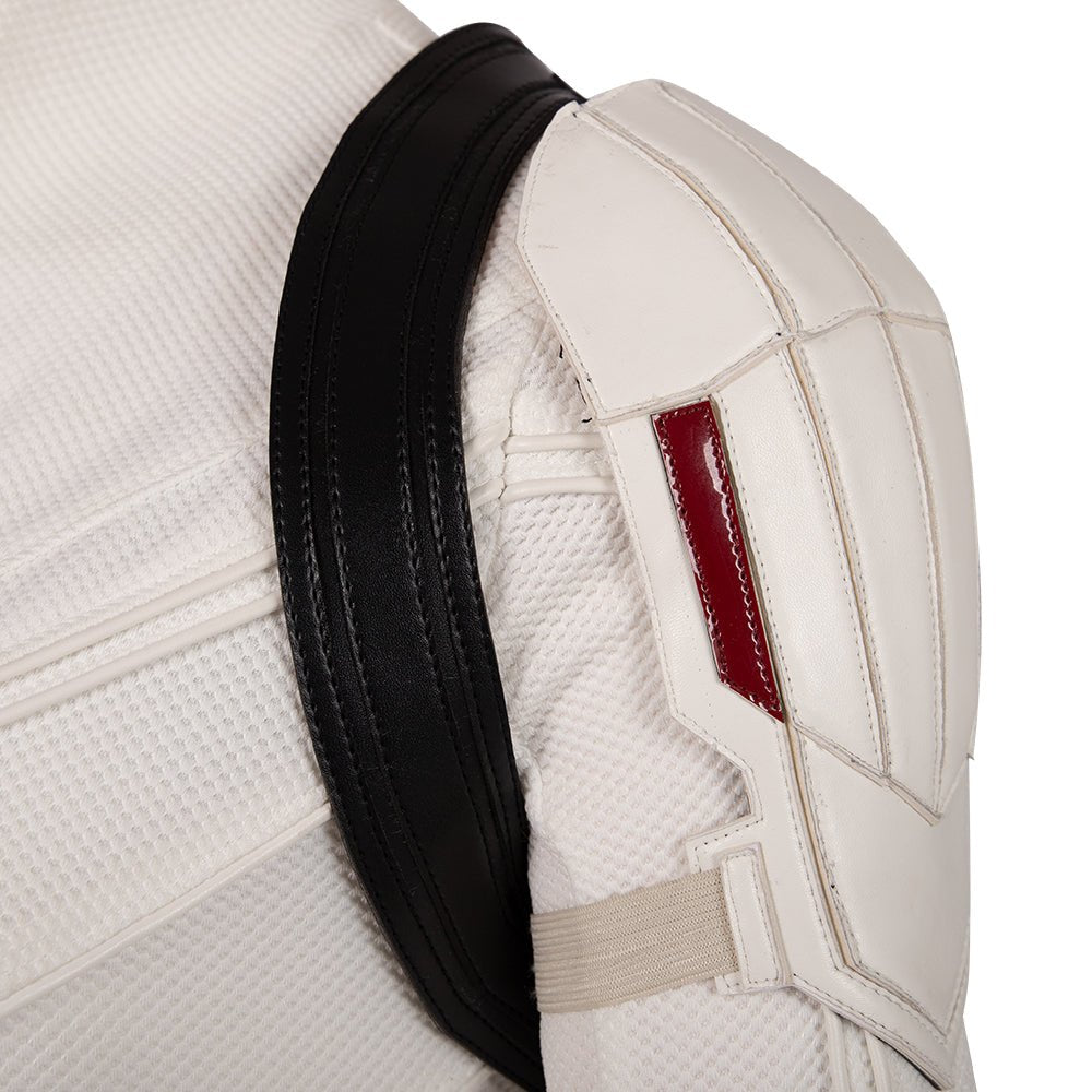 Traje de Cosplay de Black Widow Fato Branco - Uniforme do Universo Cinematográfico Marvel - Estrela Cosplay