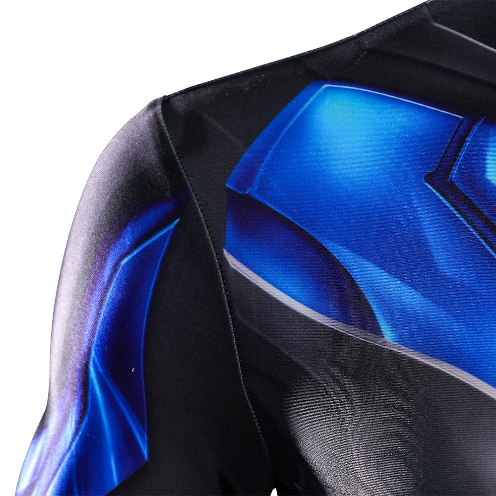 Macaquinho Titan—Nightwing - Traje de Cosplay Premium para Fãs de Teen Titans - Estrela Cosplay