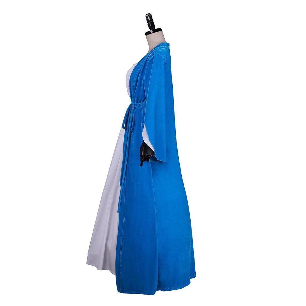 Elizabeth Schuyler Hamilton Cosplay Vestido Azul Casaco | Hamilton Broadway Colonial Rococo Baile Traje - Estrela Cosplay