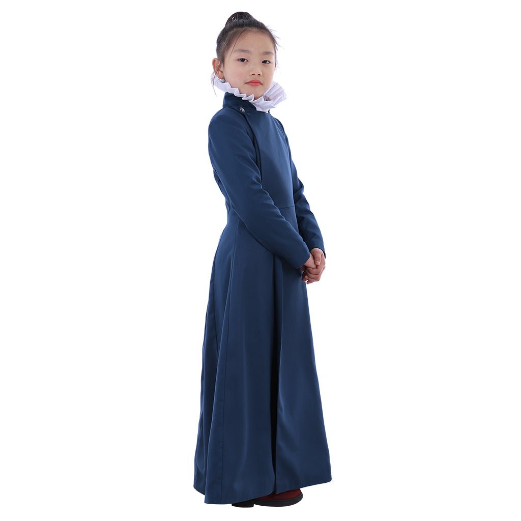 Traje de Cosplay Infantil Azul Puro para Coro - Cassock de Pastor - Vestes Litúrgicas Romanas - Estrela Cosplay