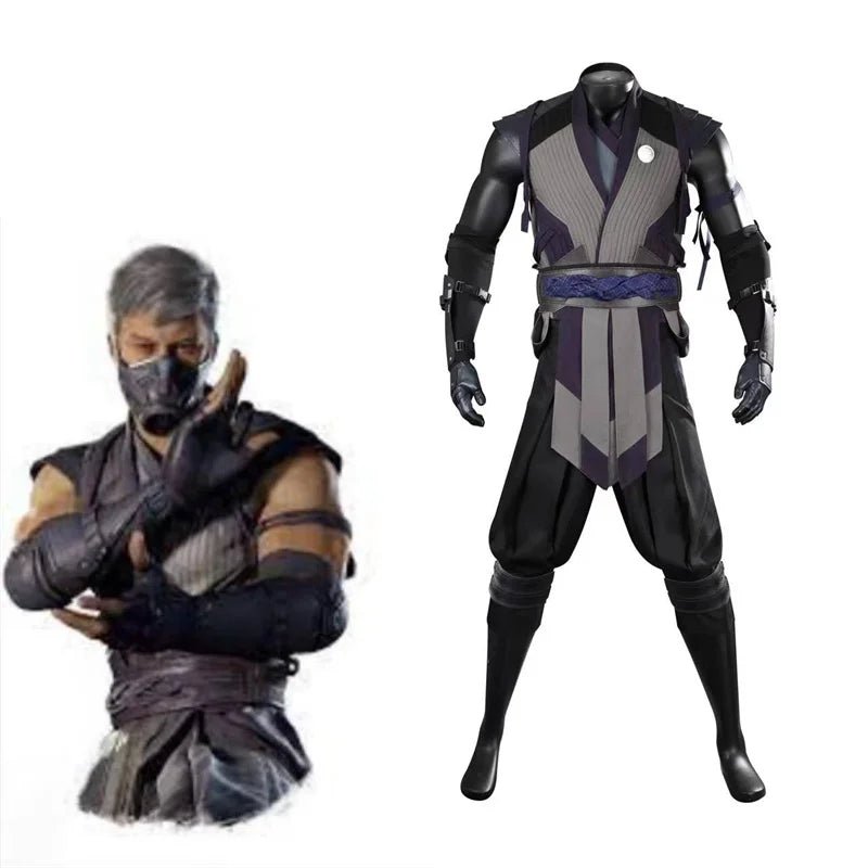Traje de Cosplay de Smoke do Mortal Kombat 1 | Conjunto Completo de Luta | Fantasia para Festa de Halloween - Estrela Cosplay