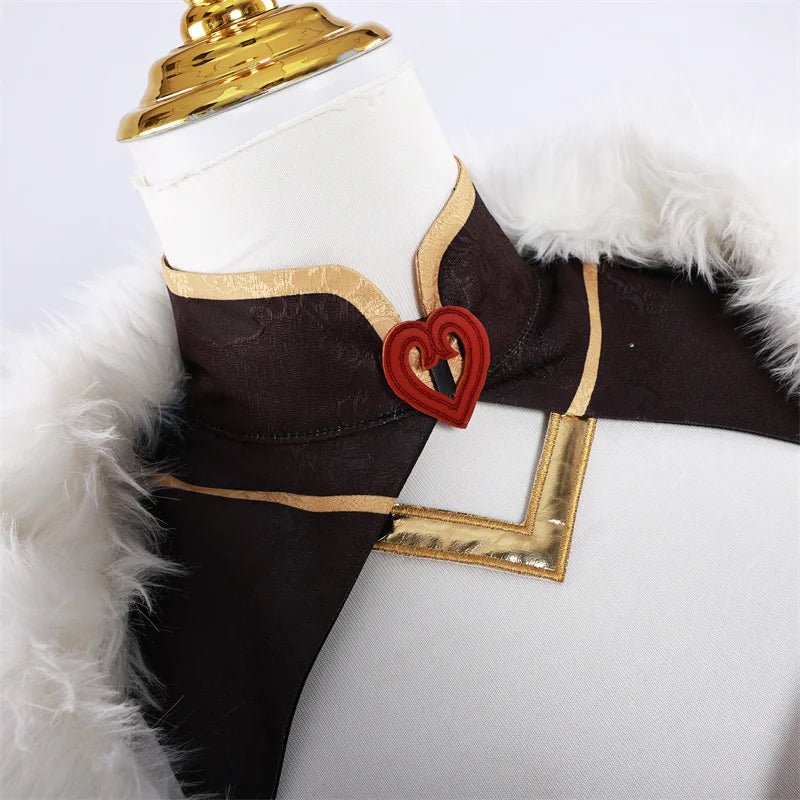 Fantasia Cosplay Honkai Star Rail Foxian Baiheng - Membro da High-Cloud Quintet - Vestido para Halloween e Festas - Estrela Cosplay