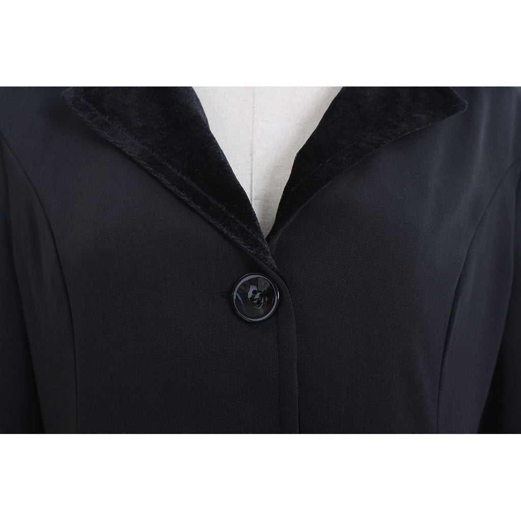 Fantasia Mary Poppins Cosplay Casaco Vestido Adulto Preto/Vermelho - Estrela Cosplay