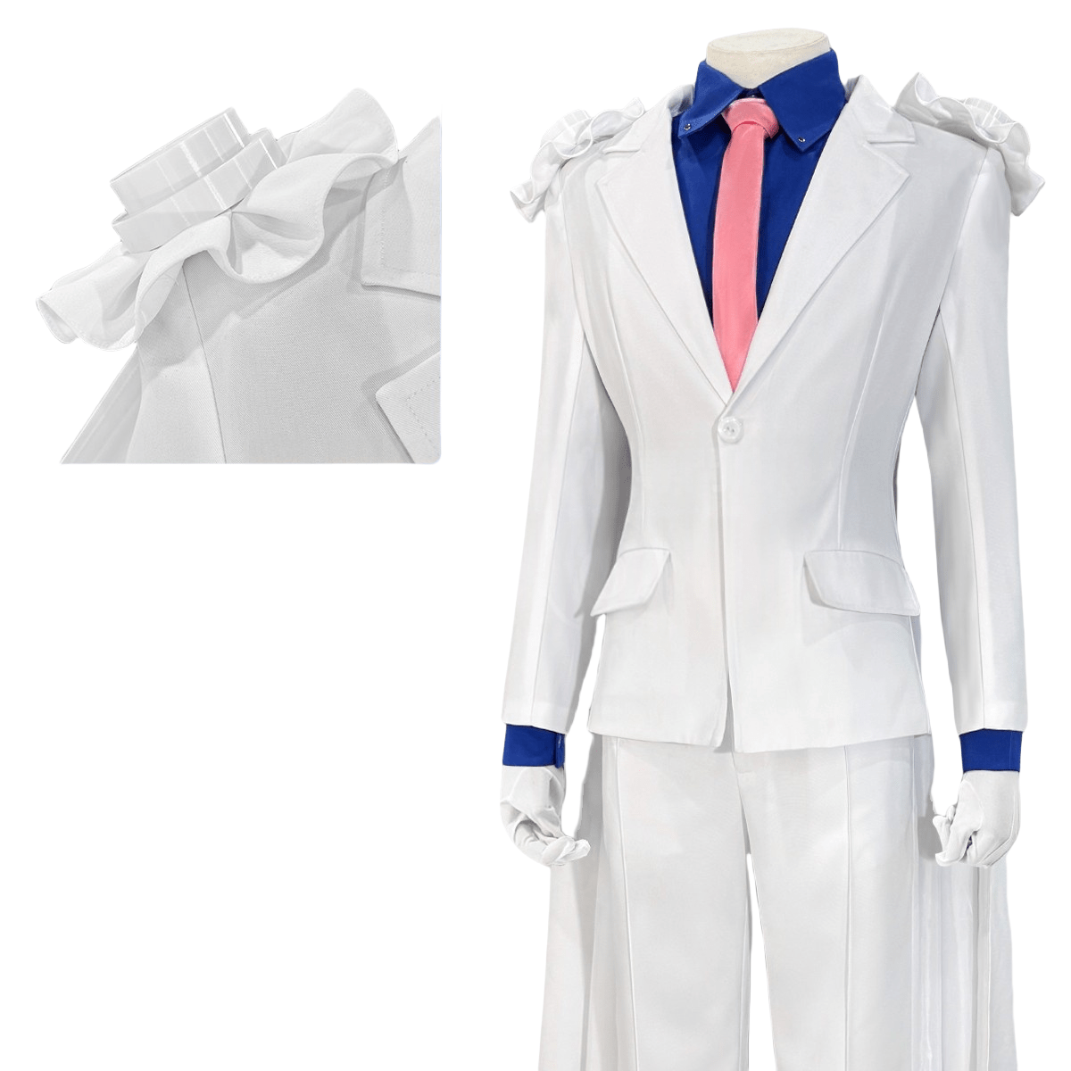 Fantoche Kaito Kid Cosplay - Traje de Anime Detective Conan - Estrela Cosplay