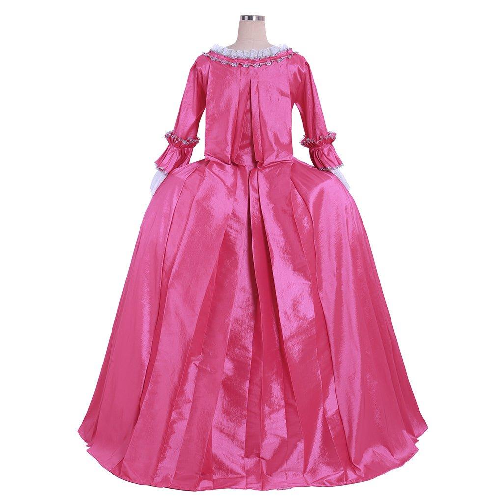 Vestido de Baile Colonial Marie Antoinette Século 18 | Vestido Princesa Vintage Vitoriano - Estrela Cosplay