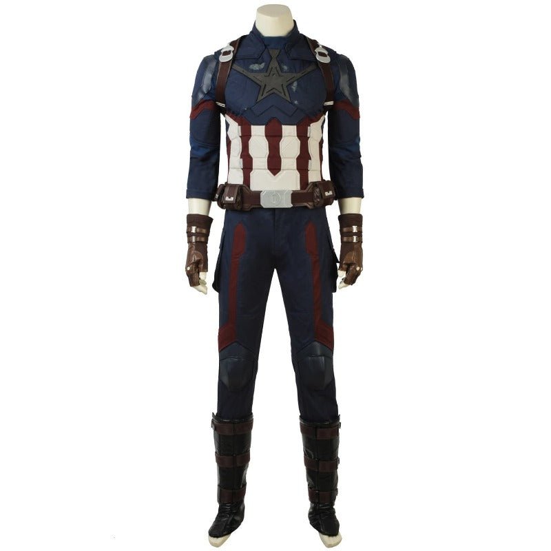 Fantasia Captain America Steve Rogers Guerra Infinita | Estrela do Cosplay - Estrela Cosplay