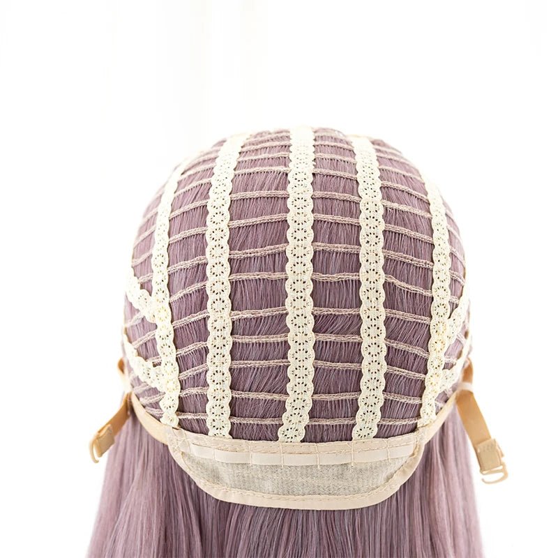 Peruca Herta Honkai Star Rail Cosplay 105cm Comprida Lisa - Perucas Sintéticas Resistente ao Calor - Estrela Cosplay