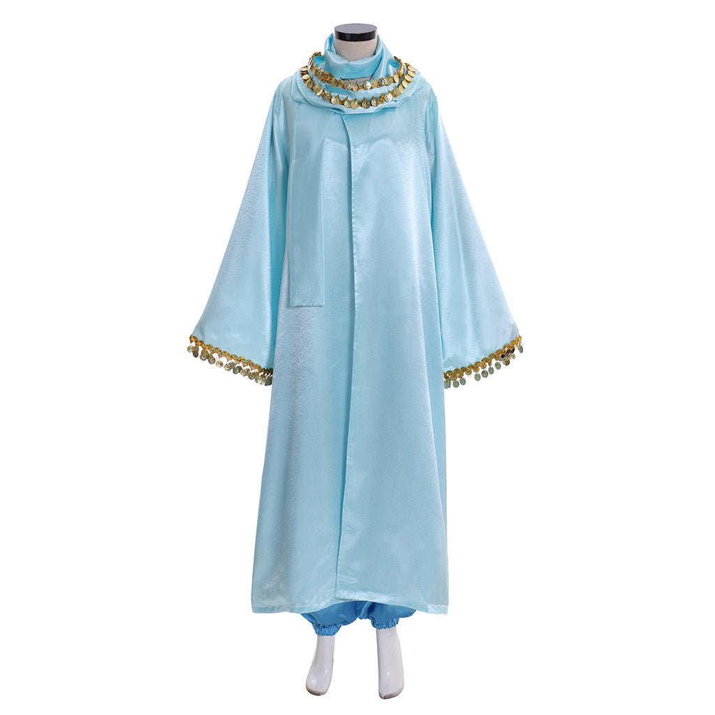 Fantasia de Princesa Jasmine com Capa | Traje Disney Aladdin para Halloween e Festas Temáticas - Estrela Cosplay