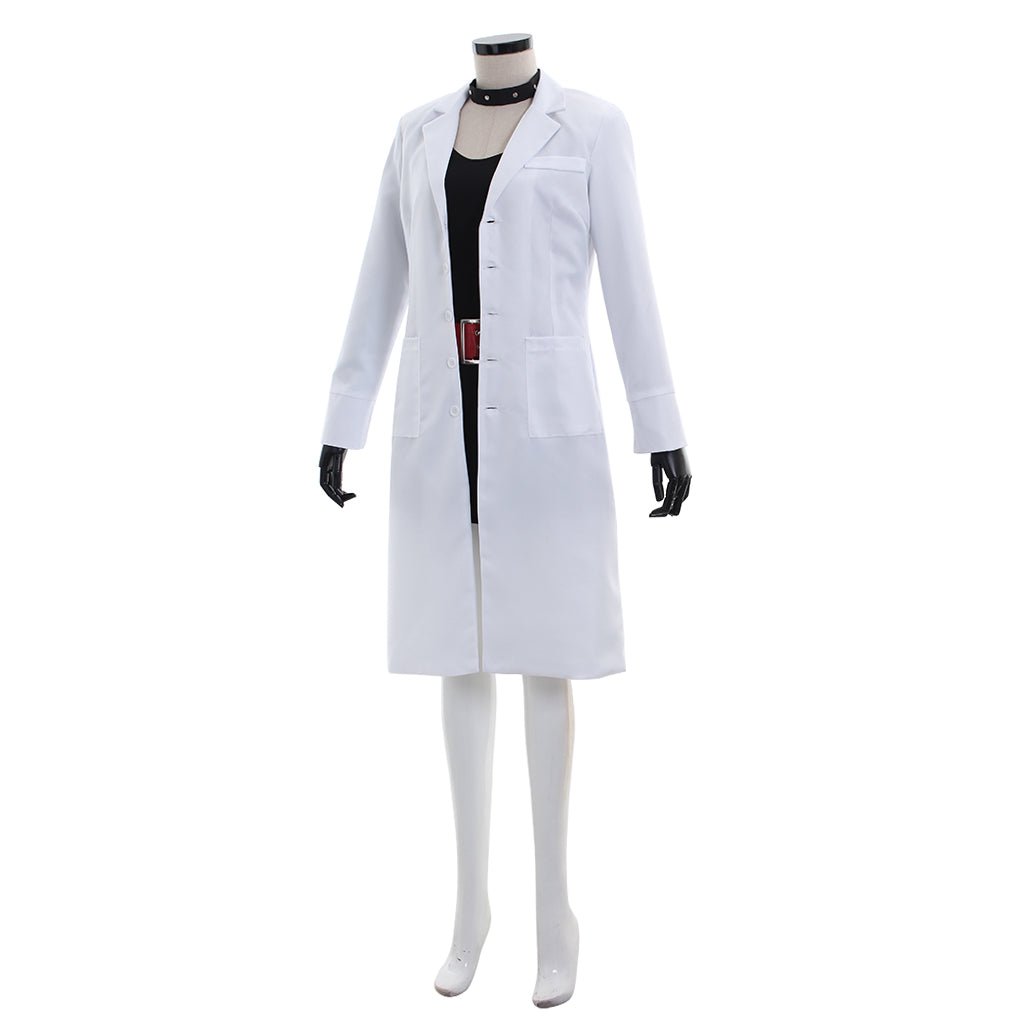 Conjunto de Cosplay Tae Takemi de Persona 5 – Vista a Infame Médica Gótica - Estrela Cosplay