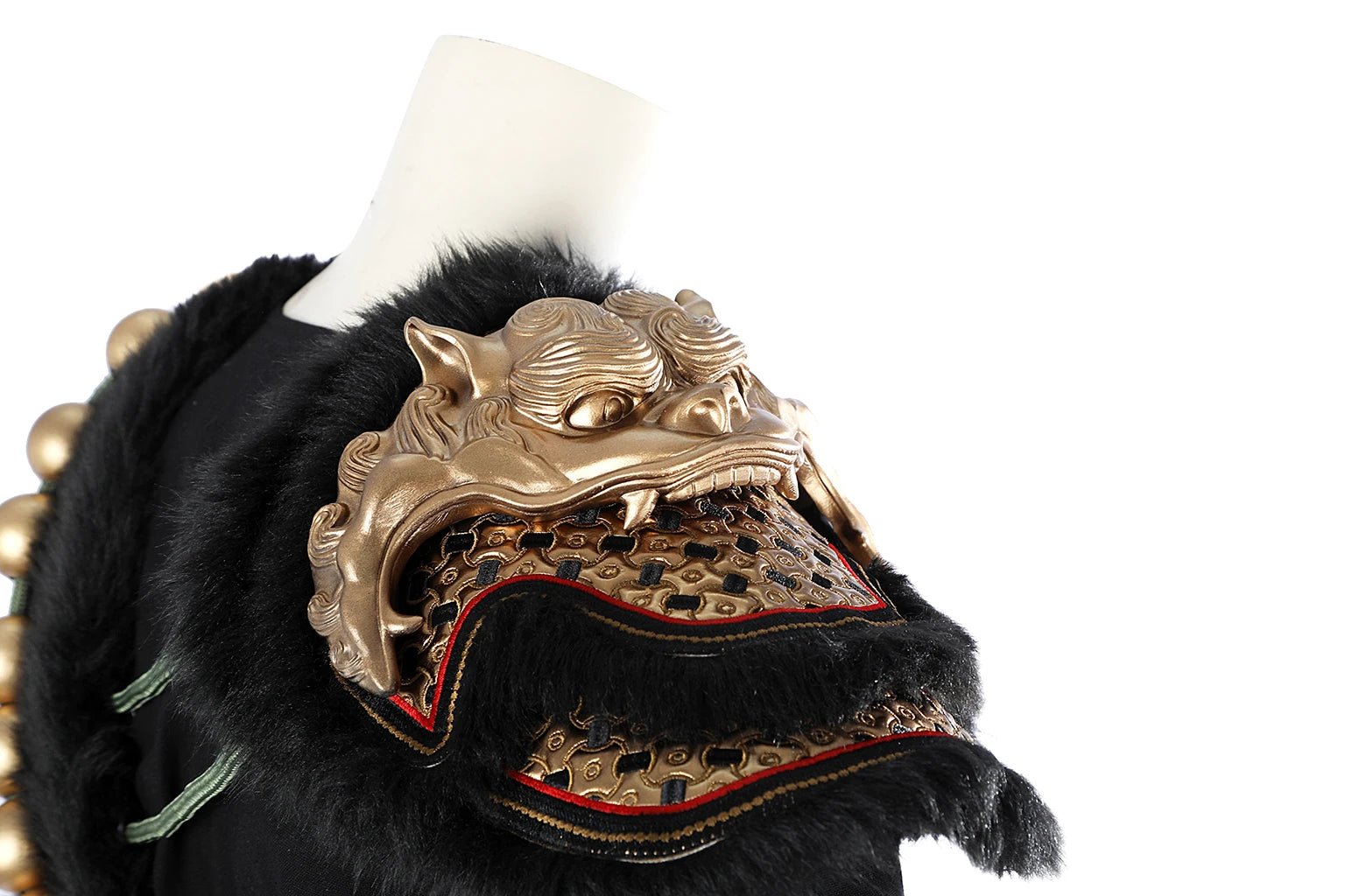 Fantasia Black Myth Wukong | Roupa de Cosplay Premium em Seda Preta e Dourada | Conjunto Completo - Estrela Cosplay