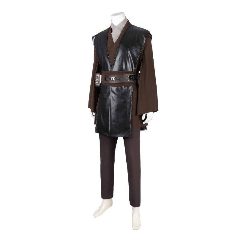 Fantasia de Cosplay Anakin Skywalker - Capa de Cavaleiro Jedi Darth Vader para Halloween Feita Sob Medida - Estrela Cosplay
