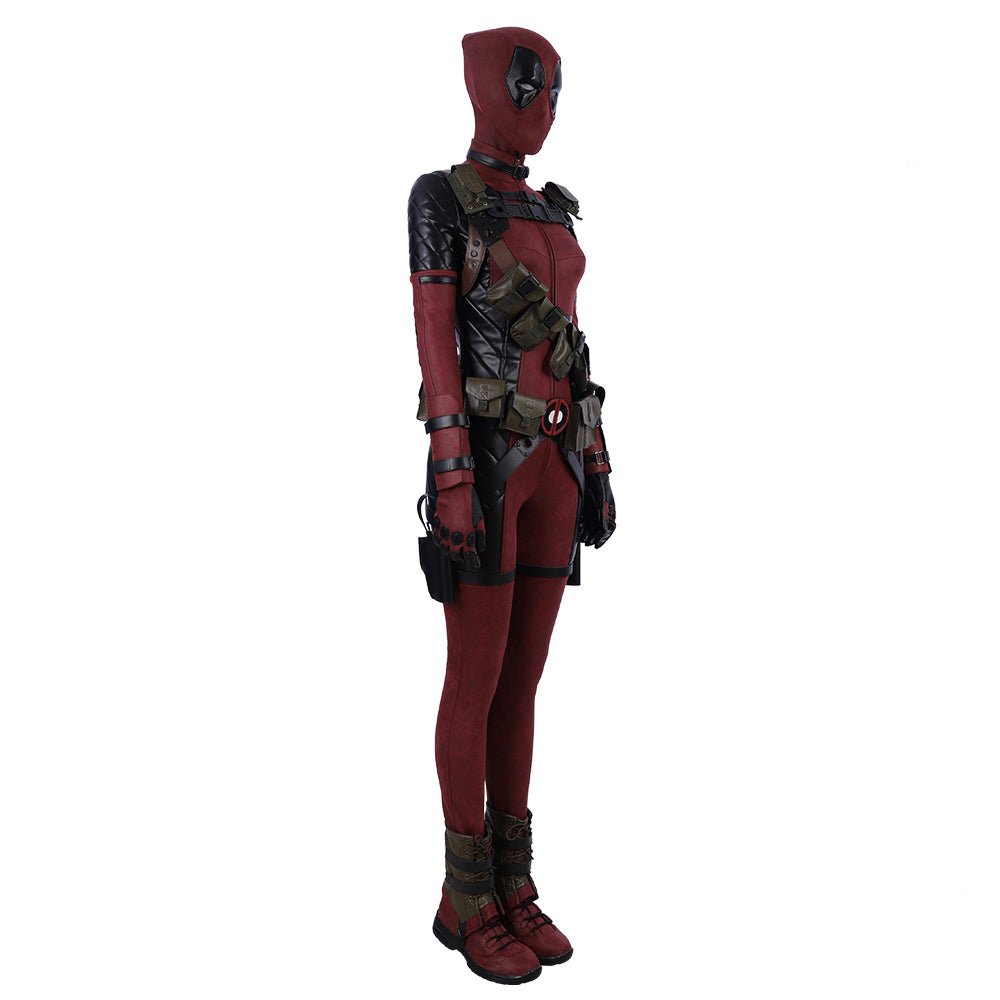 Fantasia Deadpool Feminina Cosplay - Traje de Alta Qualidade para Mulheres - Estrela Cosplay