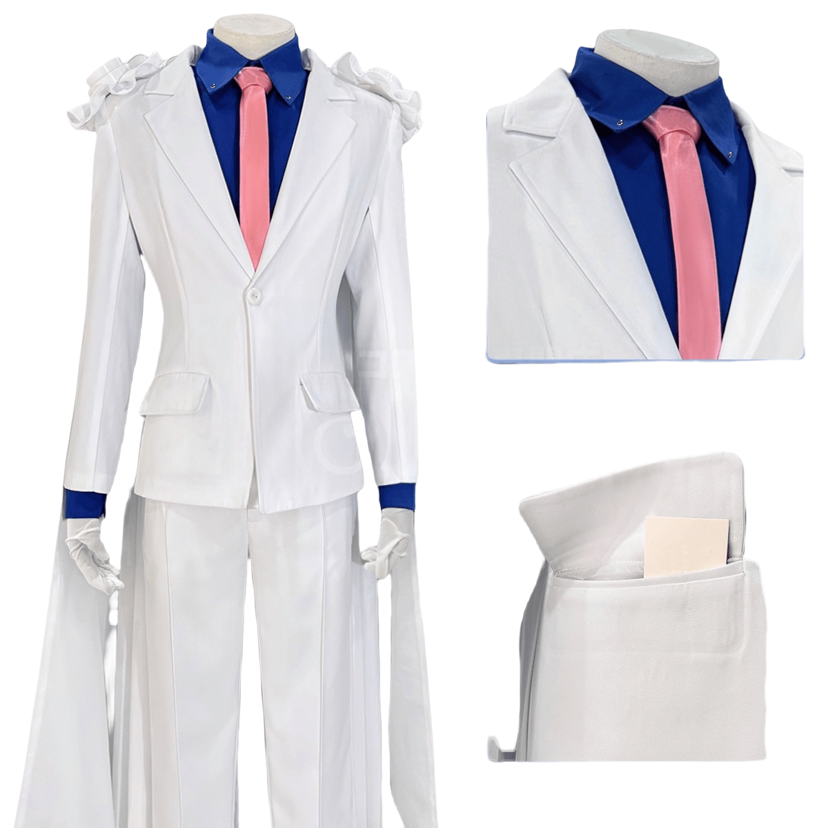 Fantoche Kaito Kid Cosplay - Traje de Anime Detective Conan - Estrela Cosplay