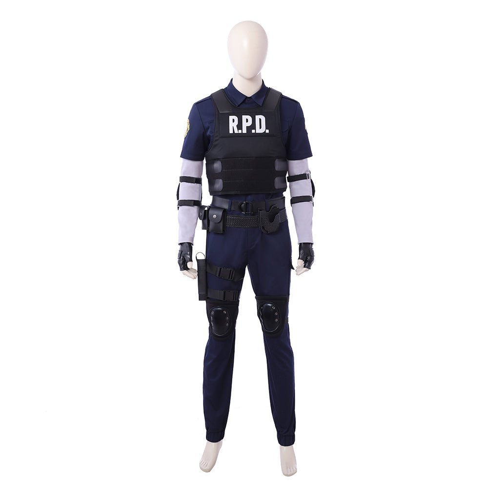 Traje de Cosplay Leon S. Kennedy Resident Evil 2 Remake - Alta Qualidade - Estrela Cosplay