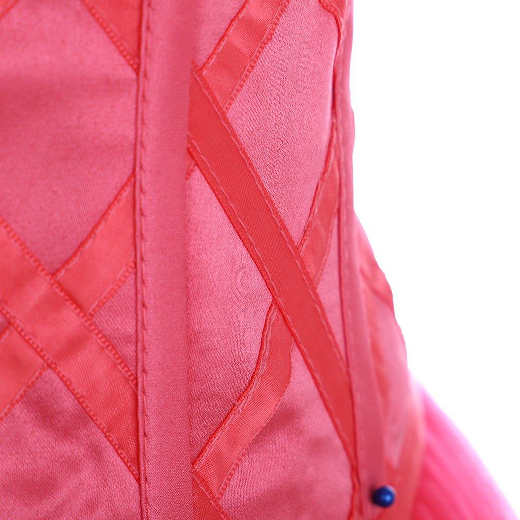 Vestido de Cosplay Glinda A Boa Feiticeira Rosa de Tule e Renda - Estrela Cosplay