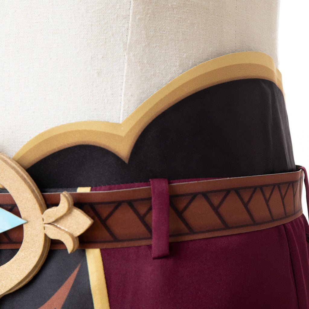 Fantasia de Cosplay de Genshin Impact - Viajante (Aether) | Traje Inspirado em Anime - Estrela Cosplay