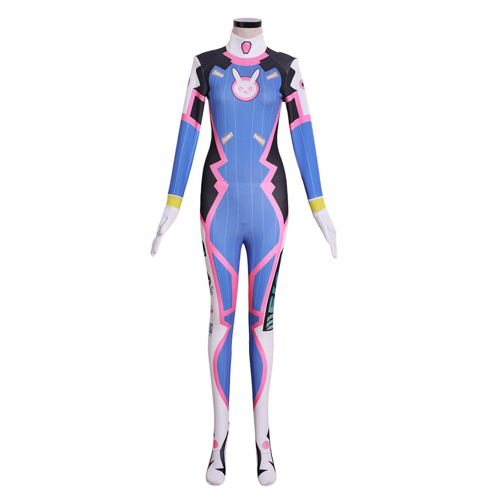 Traje de Cosplay D.Va Overwatch - Super-Herói Zentai para Gamers e Fãs de Cosplay - Estrela Cosplay